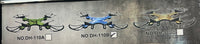 DA HENG SCOUT HIGH PERFORMANCE DRONE 2.4 GHZ 2.4G 4 CH 6-AXIS GYRO DH-110W 302 HD